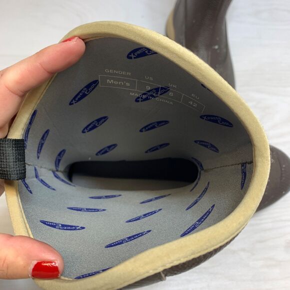 MUCK MEN'S ARCTIC EXCURSION MID BROWN INSULATED BOOTS SIZE 9 - Picture 10 of 11